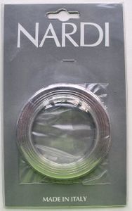 Nardi Steering Wheel Horn Button Trim Ring - Polished Aluminum