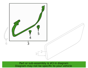 Genuine Mazda Miata OEM Door Weather-Strip 2006-2015