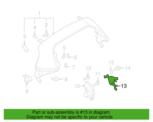 Genuine Mazda Miata OEM Hardtop Roof Motor Bracket 2007-2015