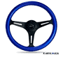 <FONT COLOR=" FF0000">*CLEARANCE ITEM*</FONT>  NRG Classic Wood Grain Steering Wheel Neochrome - Black Spokes