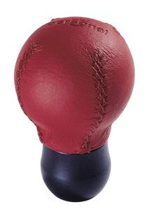Personal Shift Knob - Ball - Red Leather