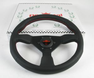 Personal Steering Wheel - Neo Grinta - 330 mm (12.99 inch) - Black Leather