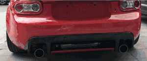 Mazda Miata MX-5 Carbon Fiber GVN Style Rear Diffuser 2006-2015