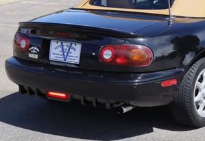 Mazda MX-5 Miata Carbon Fiber Rear Bumper Diffuser Lip Brake LED Tail Light 1990-2015
