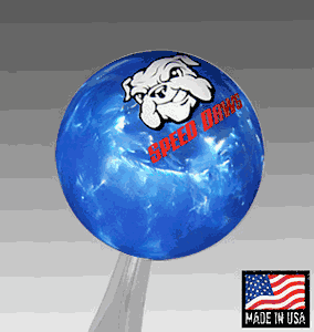 SPEED DAWG RACING Blue Pearl Shift Knob w/ logo