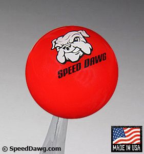 SPEED DAWG RACING Red Shift Knob w/ logo
