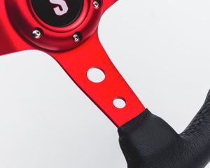 Status Racing Drift Leather Steering Wheel