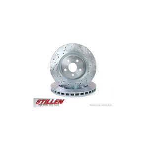 <FONT COLOR=" FF0000">*CLEARANCE ITEM*</FONT> Mazda Miata Stillen Rear Cross Drilled & Slotted 1-Piece Sport Rotors 1990-1993