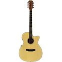 Austin, AA25OS Folk/OOO Guitar. Electric Cutaway Natural