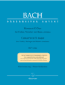 BACH Violin Concerto in E major BWV 1042 (Barenreiter)