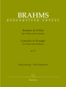 Brahms Violin Concerto in D major op.77 (Barenreiter)