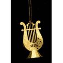 Brass Lyre Christmas Tree Ornament (out of stock)
