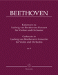 Cadenzas to Ludwig van Beethoven's Concerto for Violin and Orchestra op. 61 (Barenreiter)