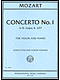 Mozart violin concerto no. 1. Edited by Aaron Rosand & Joseph Joachim. For violin and piano. Published by International Music Company (IM.3684)