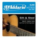 D'Addario EJ40 Silk & Steel Folk Guitar Strings, 11-47