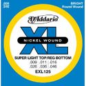 D'Addario EXL125 Nickel Wound Electric Guitar Strings, Super Light Top/ Regular Bottom, 9-46