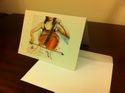 Greeting Card with Envelope - Erika Harrsch for Philip Glass Solo Cello Album