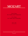 Mozart: 2 Duos for Violin and Cello after KV 423, 424