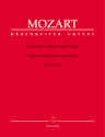 Mozart, 2 Duos for Violin and Viola, KV423, 424