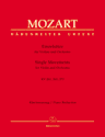 Mozart - Single Movements for Violin and Orchestra   KV 261, 269, 373. BA5379-90