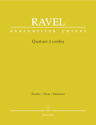 Ravel String Quartet "Quatuor a cordes" URTEXT