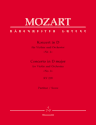 Score - Mozart Concerto for Violin and Orchestra No. 4 in D Major KV218