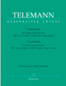 Telemann, Georg Philipp (1681-1767) 3 Concertos for Violin and Piano (Barenreiter)