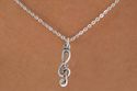 Treble Clef Note Chain Necklace