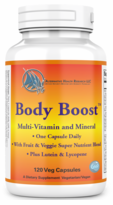 Body Boost Mega Multi-Vitamin<br> with Fruit & Veggie Super Nutrient Blend