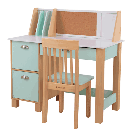 Kidkraft Study Desk with Chair - Mint