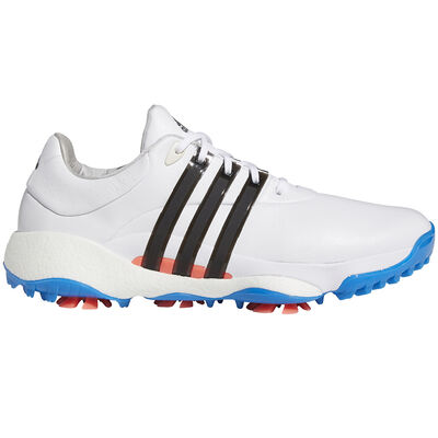 

adidas Tour360 22 Golf Shoes - White/Black/Blue