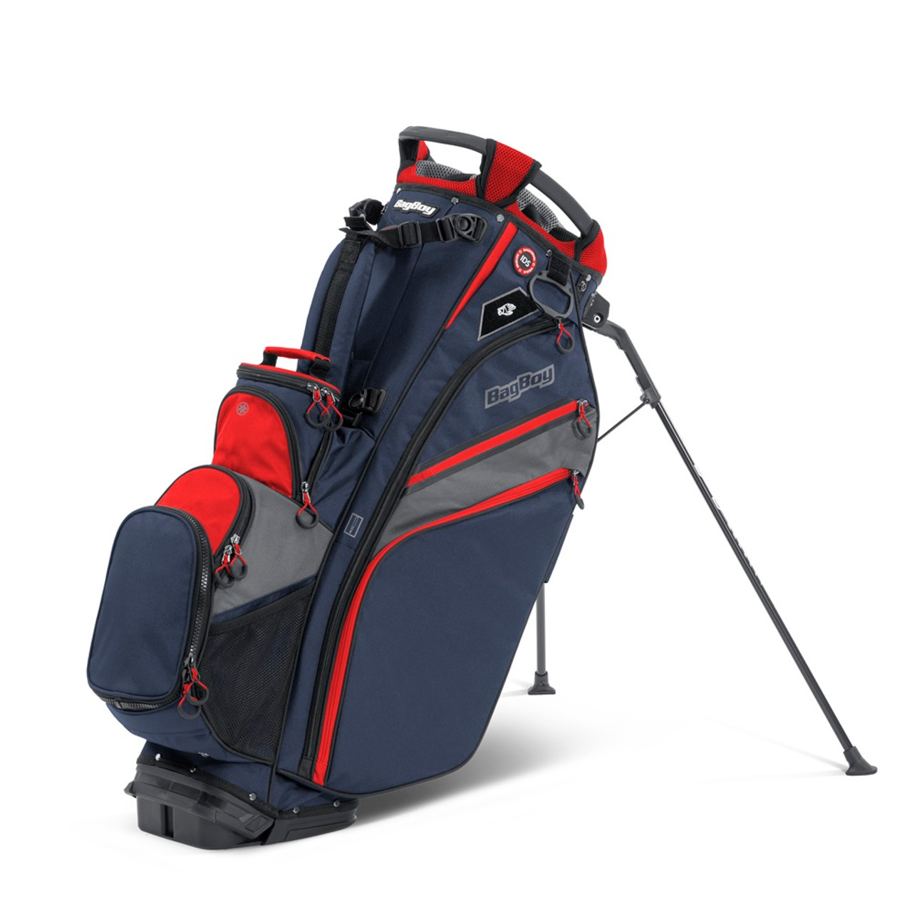 

Bag Boy Chiller Pro Hybrid Stand Bag - 2025, Navy/red/charcoal