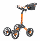 Bag Boy Quad Pro Push Cart - Orange/Black - 2025