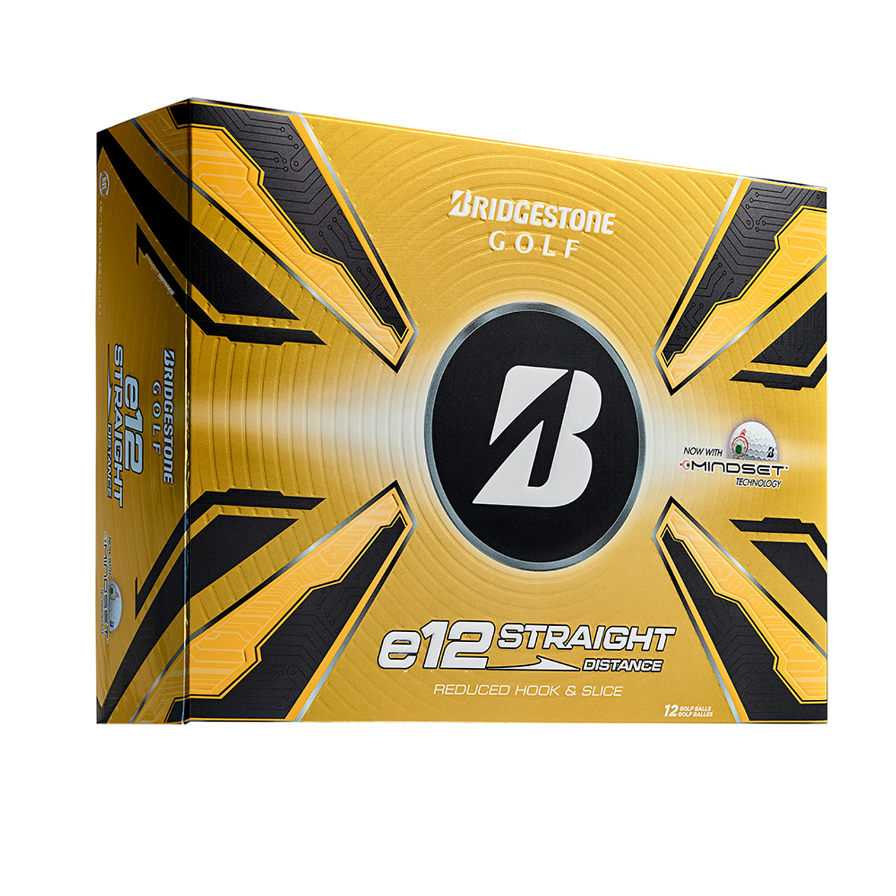

Bridgestone e12 Straight Golf Balls - 3 Dozen Deal, White;yellow