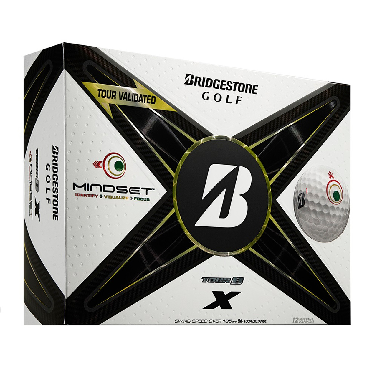 

Bridgestone Tour B X Mindset Golf Balls 3 Dozen Deal 2024, White