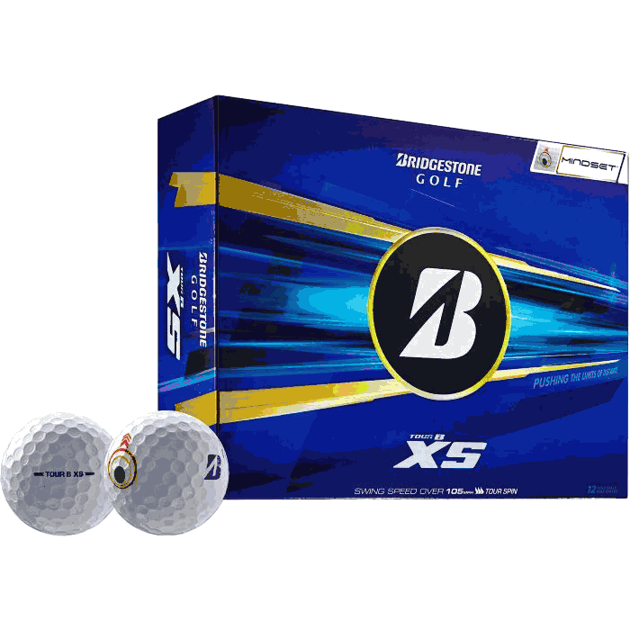 

Bridgestone Tour B XS MindSet Golf Balls - 2026 - 3 Dozen Deal, White