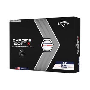 

Callaway Chrome Soft X 360 Triple Track Golf Balls - 3 Dozen Deal, White