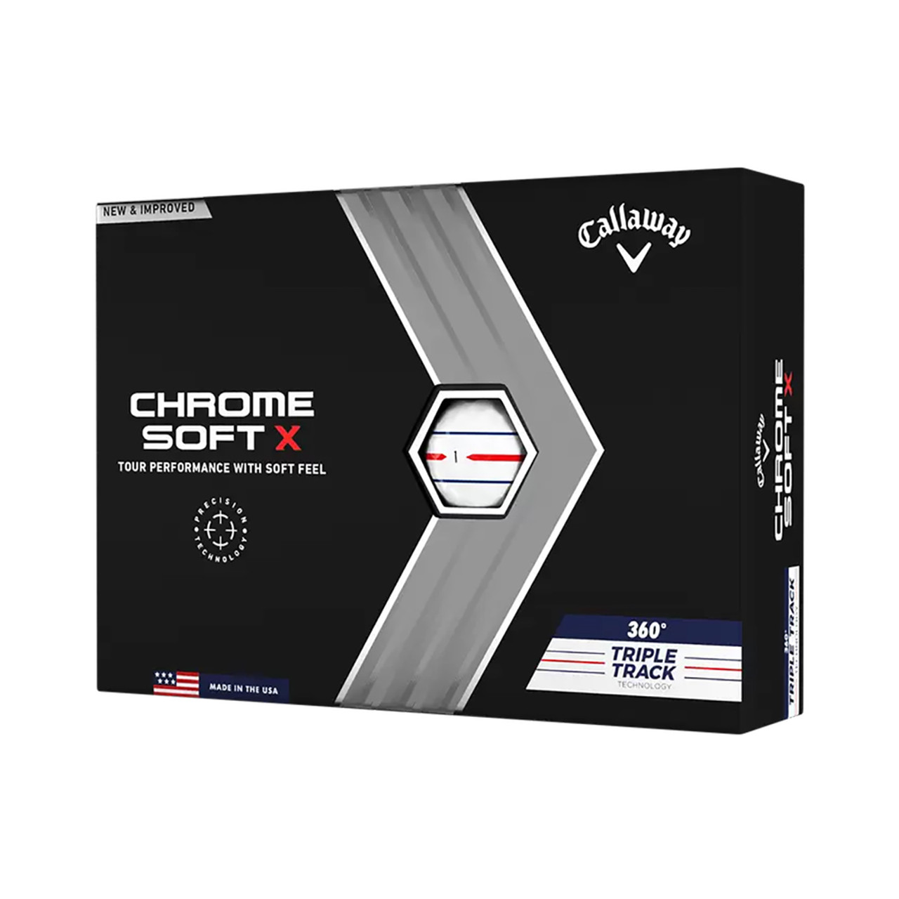 

Callaway Chrome Soft X 360 Triple Track Golf Balls 3 Dozen Deal