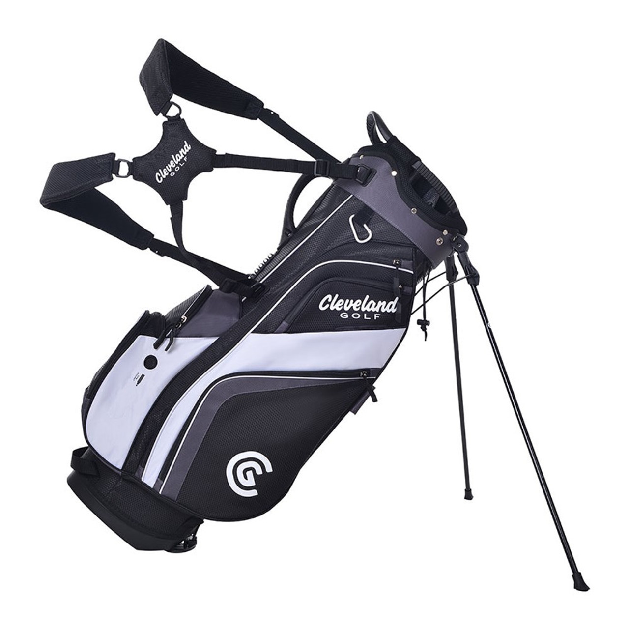 

Cleveland CG LT Stand Bag - 2023, Black/charcoal/white