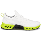 Ecco Men's Biom C4 Golf Shoes - White / Lime Punch