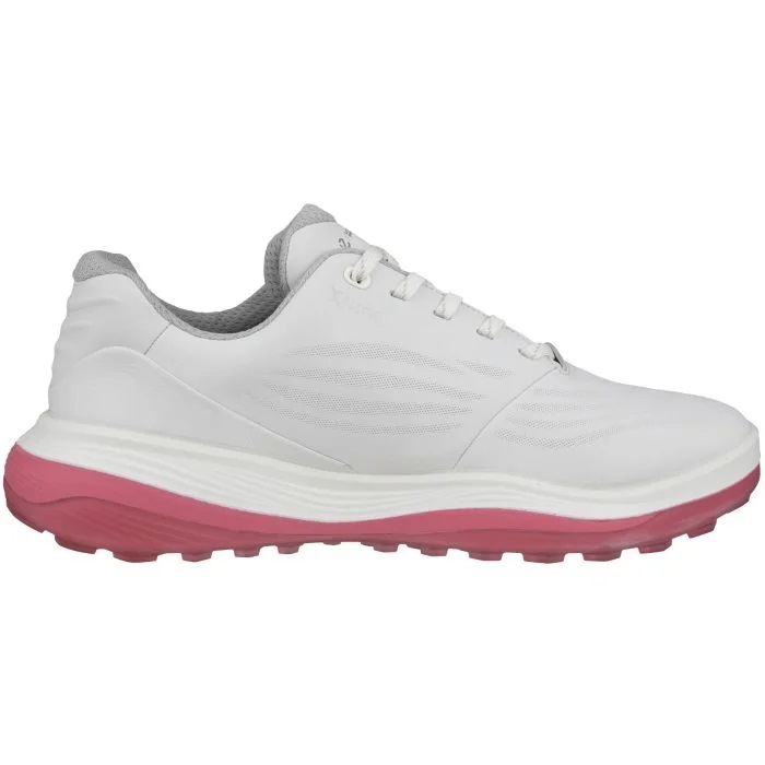 

ECCO Womens LT1 Golf Shoes - White/Bubblegum