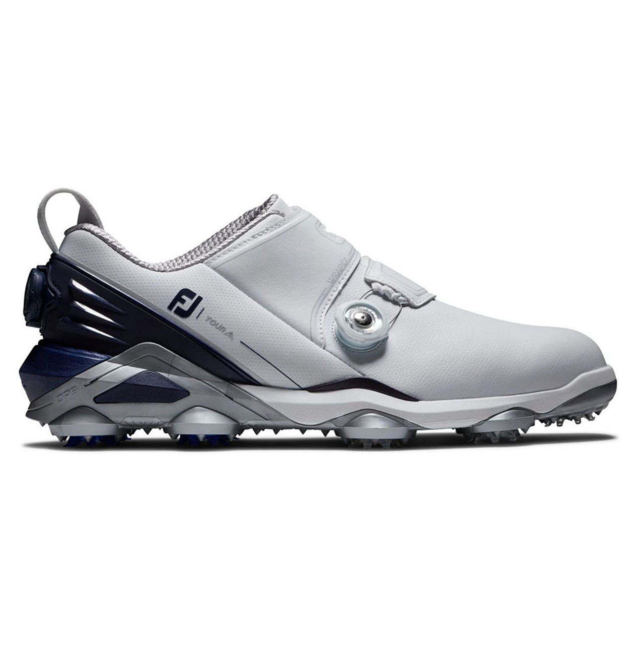 

FootJoy Men's Tour Alpha DUAL BOA Golf Shoes White/Navy/Gray