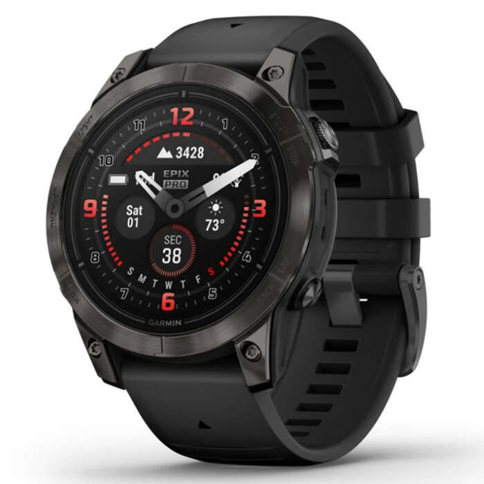 

Garmin Epix Pro 47mm Gen 2 Watch - Sapphire Edition, Carbontitanium/black