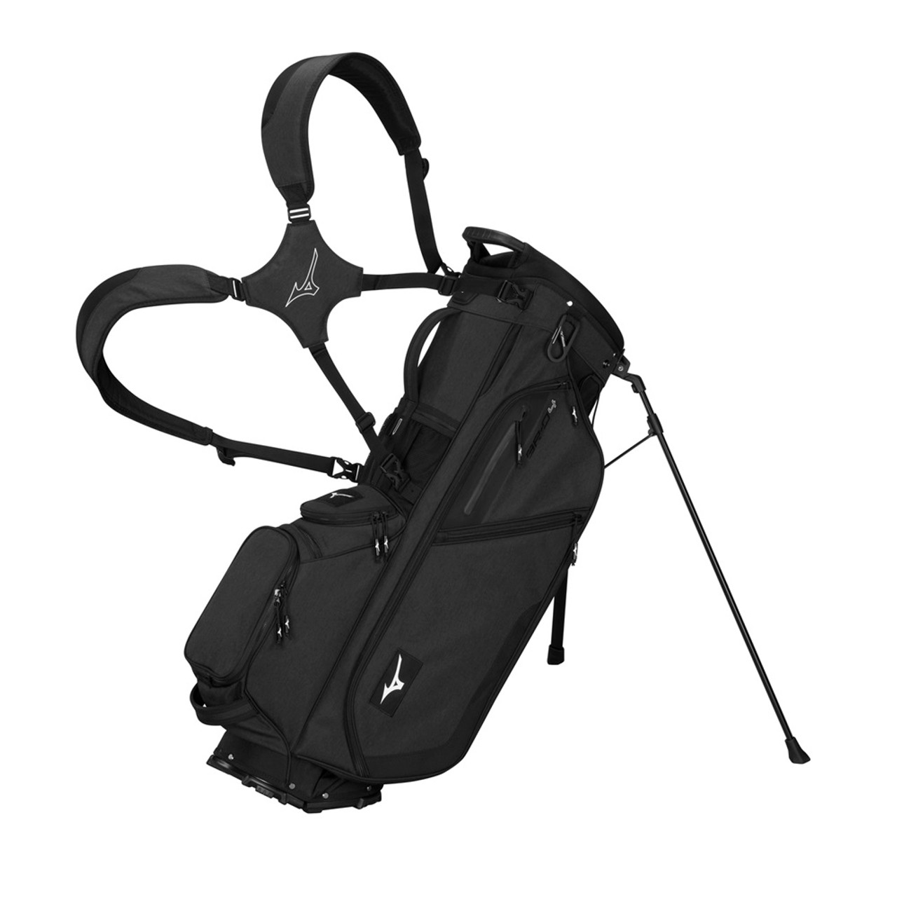 

Mizuno BR-D4 6-Way Stand Bag - 2025, Heathered/charcoal;navy/red