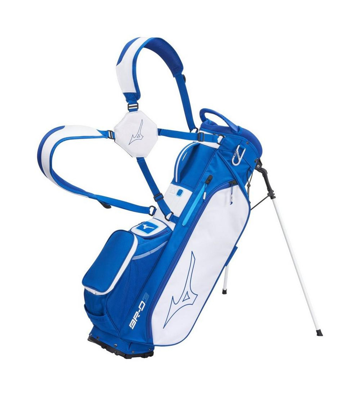 

Mizuno Golf BR-D3 Stand Bag - 2025, Staffblue;navy/red;black;heatheredgreen