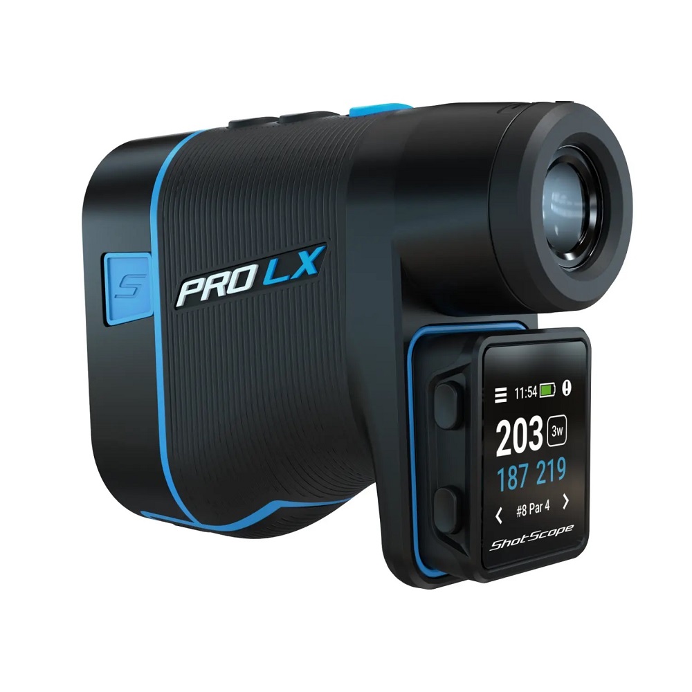 

Shot Scope PRO LX+ (2nd Gen) Laser Rangefinder and GPS Shot Tracker - 2024, Grey