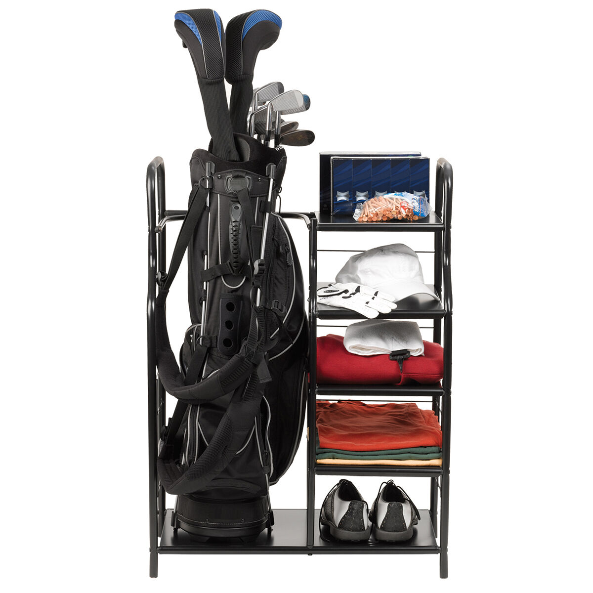 

Single Golf Gear Organizer Rack