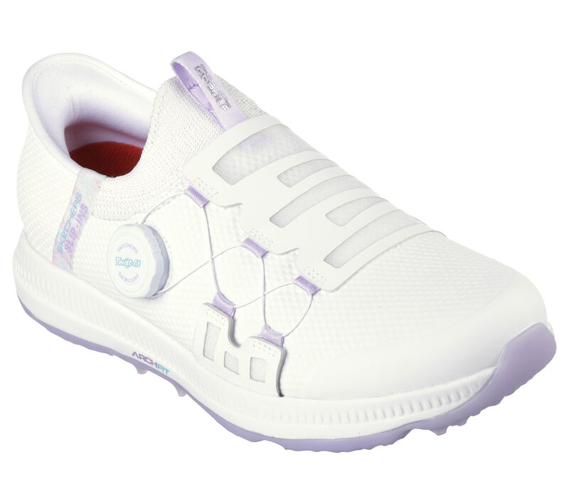 

Skechers Women's Go Golf Elite 5 Twist Slip In Spikeless Golf Shoes - White