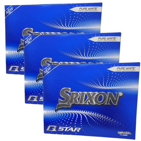 

Srixon Q-Star 6 Golf Balls 3-Dozen Deal, Yellow