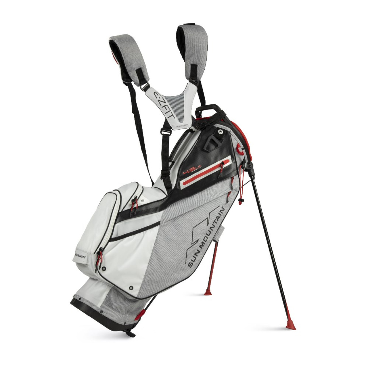 

Sun Mountain 4.5 LS 14-Way Stand Bag - 2022, Charcoal/white/red;carbon/inferno;black;ocean/black